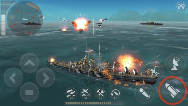 Android 版 WARSHIP BATTLE:3D World War II