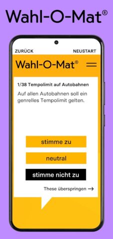 Wahl-O-Mat لنظام Android
