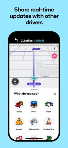 Waze Navigation & Live Traffic لنظام iOS