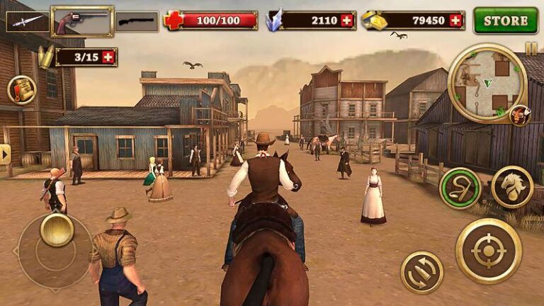 Ovest Combattente West Gunner per Android