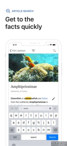 Wikipédia pour iOS