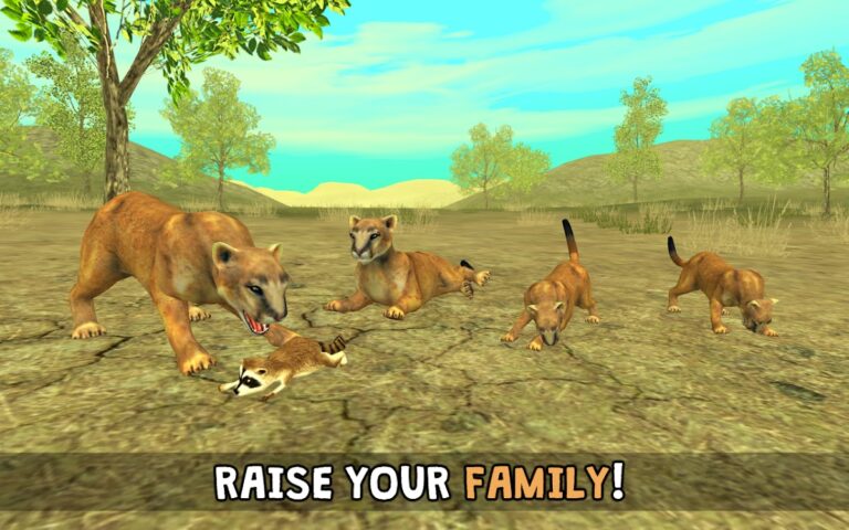 Wild Cougar Sim 3D для Android