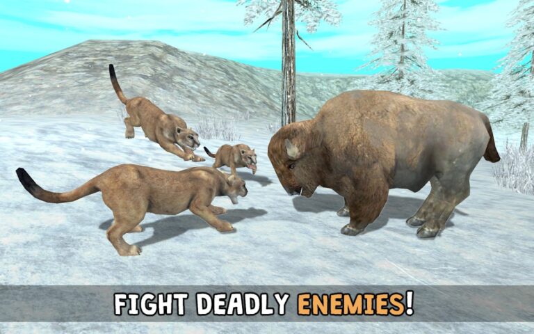 Wild Cougar Sim 3D pour Android