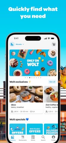 Wolt Delivery: Food and more cho iOS