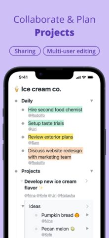 WorkFlowy: Note, List, Outline para iOS