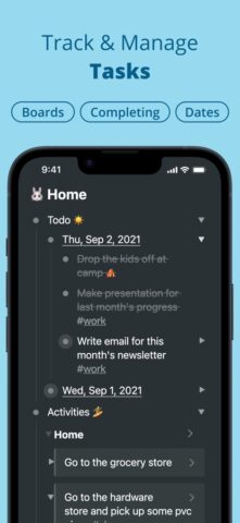WorkFlowy: Note, List, Outline pour iOS
