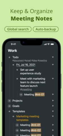 WorkFlowy: Note, List, Outline für iOS