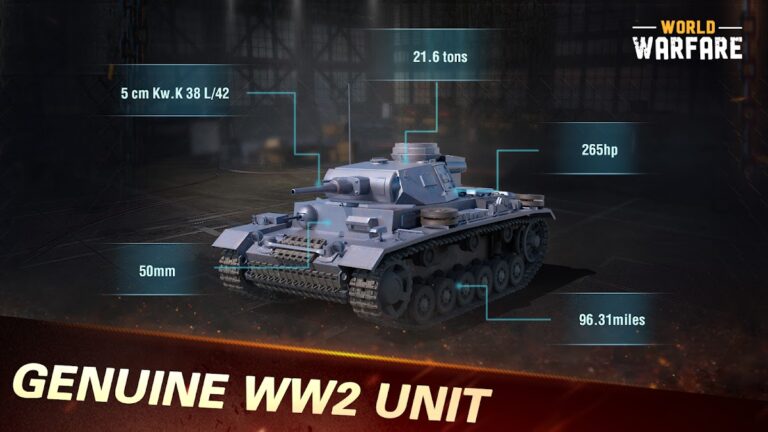 Android 版 World Warfare:WW2 tactic game