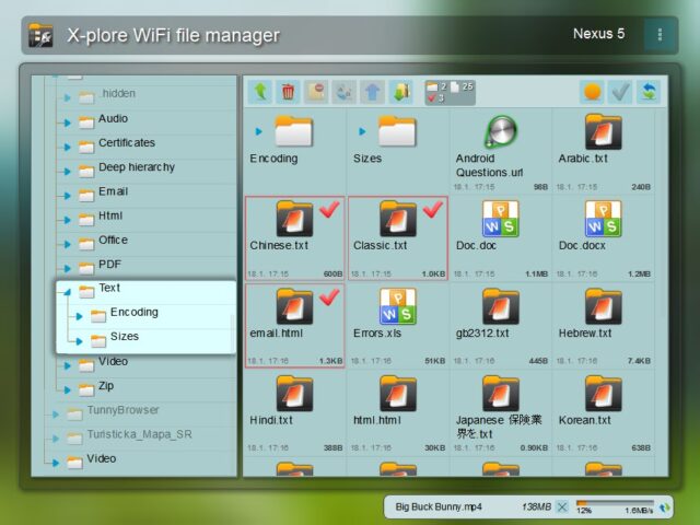 Android için X-plore File Manager