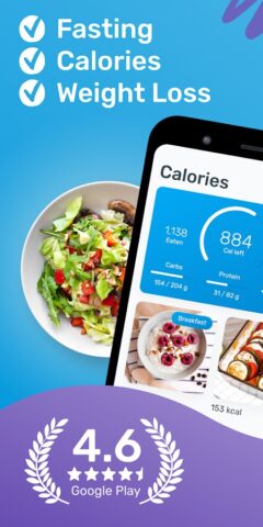 Android用YAZIO Food & Calorie Counter