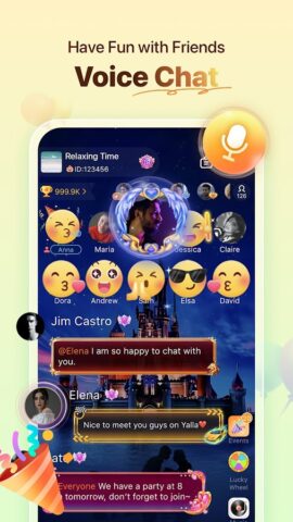 Android 用 Yalla – Group Voice Chat Rooms