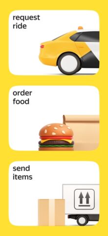 Yandex Go: Taxi Food Delivery cho iOS