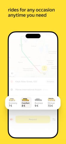 Yandex Go: Taxi Food Delivery لنظام iOS
