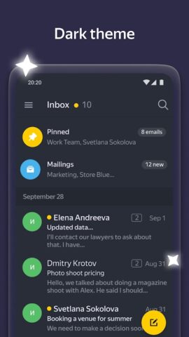 Android için Yandex Mail