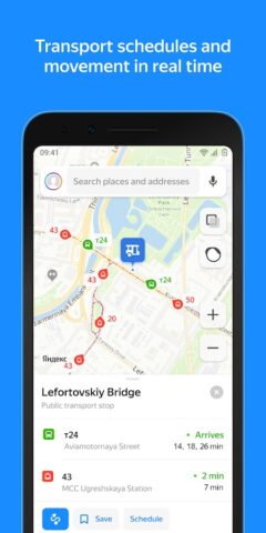 Yandex Maps and Navigator untuk Android