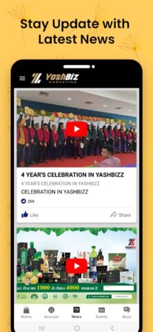 YashBiz pour Android