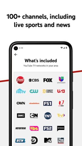 Android için YouTube TV: Live TV & more