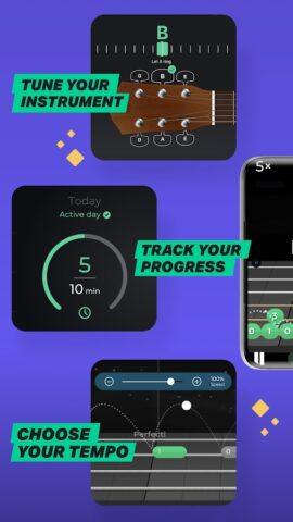 Android için Yousician: Learn Guitar & Bass