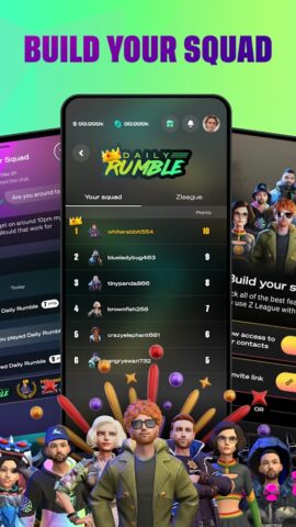 Android için Z League: Mini Games & Friends
