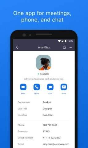Android 用 Zoom – One Platform to Connect