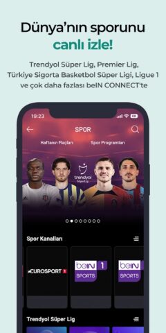 beIN CONNECT–Süper Lig,Eğlence لنظام Android