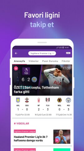 beIN SPORTS TR для Android — скриншот 5