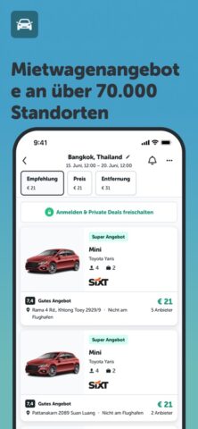 checkfelix: Flüge Hotels Autos สำหรับ iOS