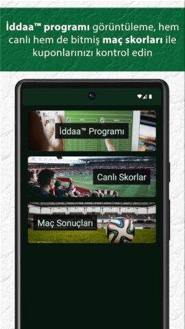 İddaa™ Program Kupon Skor для Android — скриншот 1