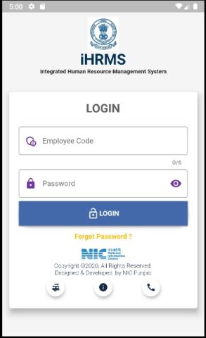 iHRMS-Punjab для Android — скриншот 1