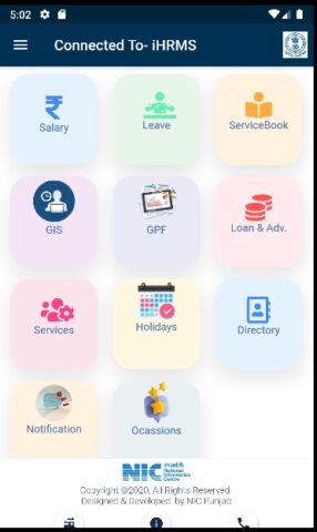iHRMS-Punjab для Android — скриншот 3