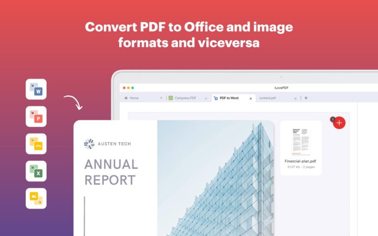 iLovePDF Editor PDF e Scanner per iOS