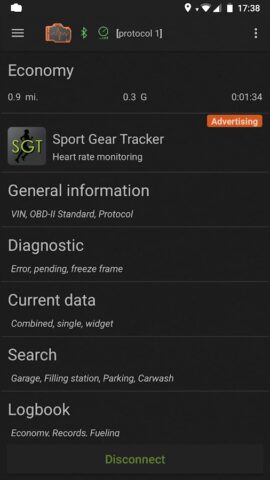 inCarDoc — OBD2 ELM327 Сканер — скриншот 1