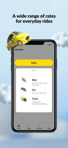 maxim — order taxi & delivery für iOS