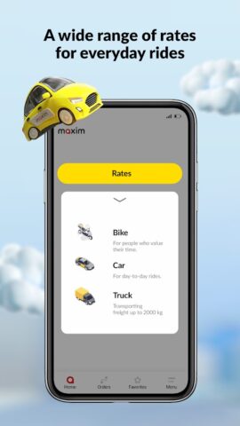 maxim — order taxi, food for Android