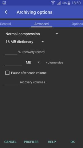 RAR для Android — скриншот 2