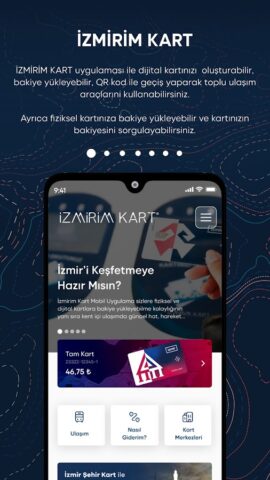 Android용 İzmirim Kart – Dijital Kart