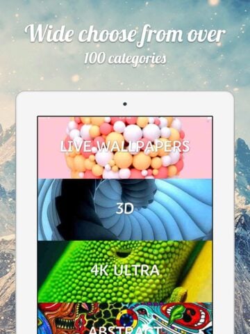 LIVE WALLPAPERS & BACKGROUND pour iOS