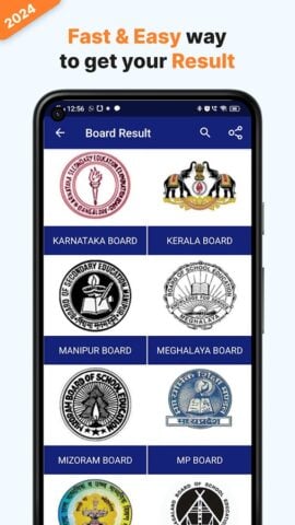 10th ,12th Board Result 2024 para Android