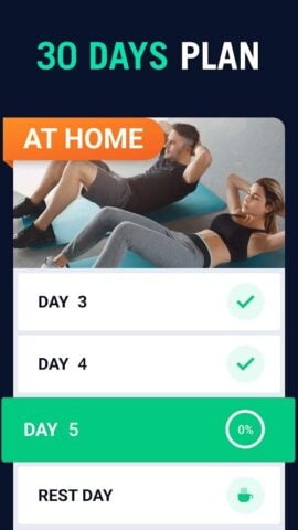 30 Jours Fitness Challenge pour Android