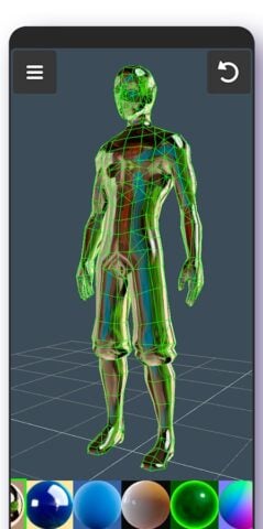 Android용 3D 모델링:  캐릭터만들기 . 렌더링, 렌더링 스케치