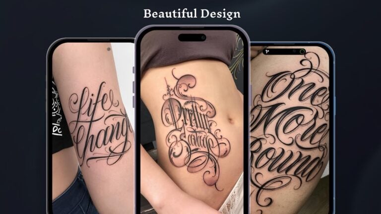 3D Name Tattoo On Hand Designs cho Android