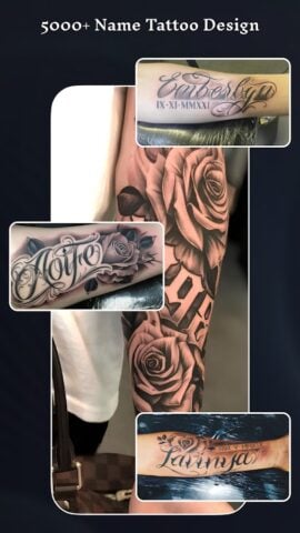 3D Name Tattoo On Hand Designs untuk Android