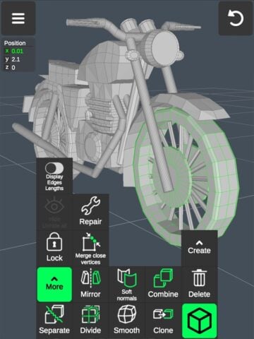 3D modeling: Design my model لنظام iOS