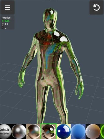 3D modeling: Design my model لنظام iOS