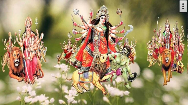 4D Maa Durga Live Wallpaper for Android