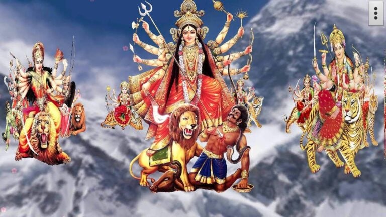 4D Maa Durga Live Wallpaper for Android