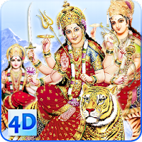 4D Maa Durga Live Wallpaper per Android