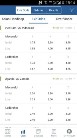 Android için 7M Live Scores Pro – News&Data