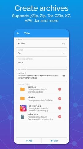 Android için 7Z: Zip 7Zip Rar File Manager