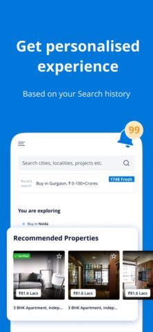 iOS 用 99acres – Property Search